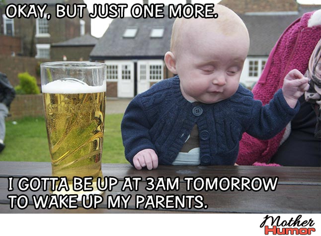 Funny Baby Looking Drunk