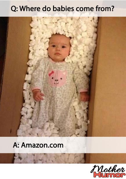 Funny Baby in Box