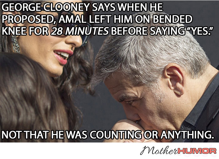 GEORGE-AMAL-PROPOSAL-mother-humor
