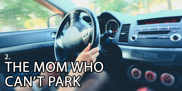 PICTURE OF WOMAN IN CAR MOTHER HUMOR