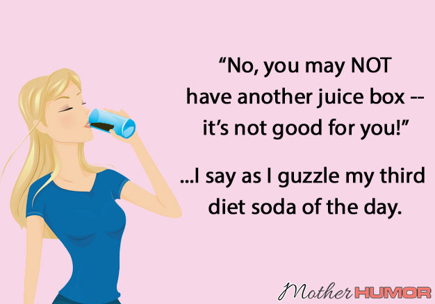 funny mom ecard soda