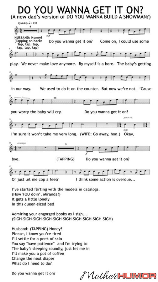 Do You Wanna Get It On Parody